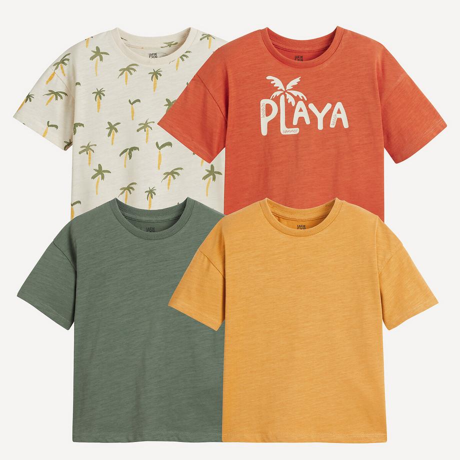 La Redoute Collections  Lot de 4 T-shirts col rond 