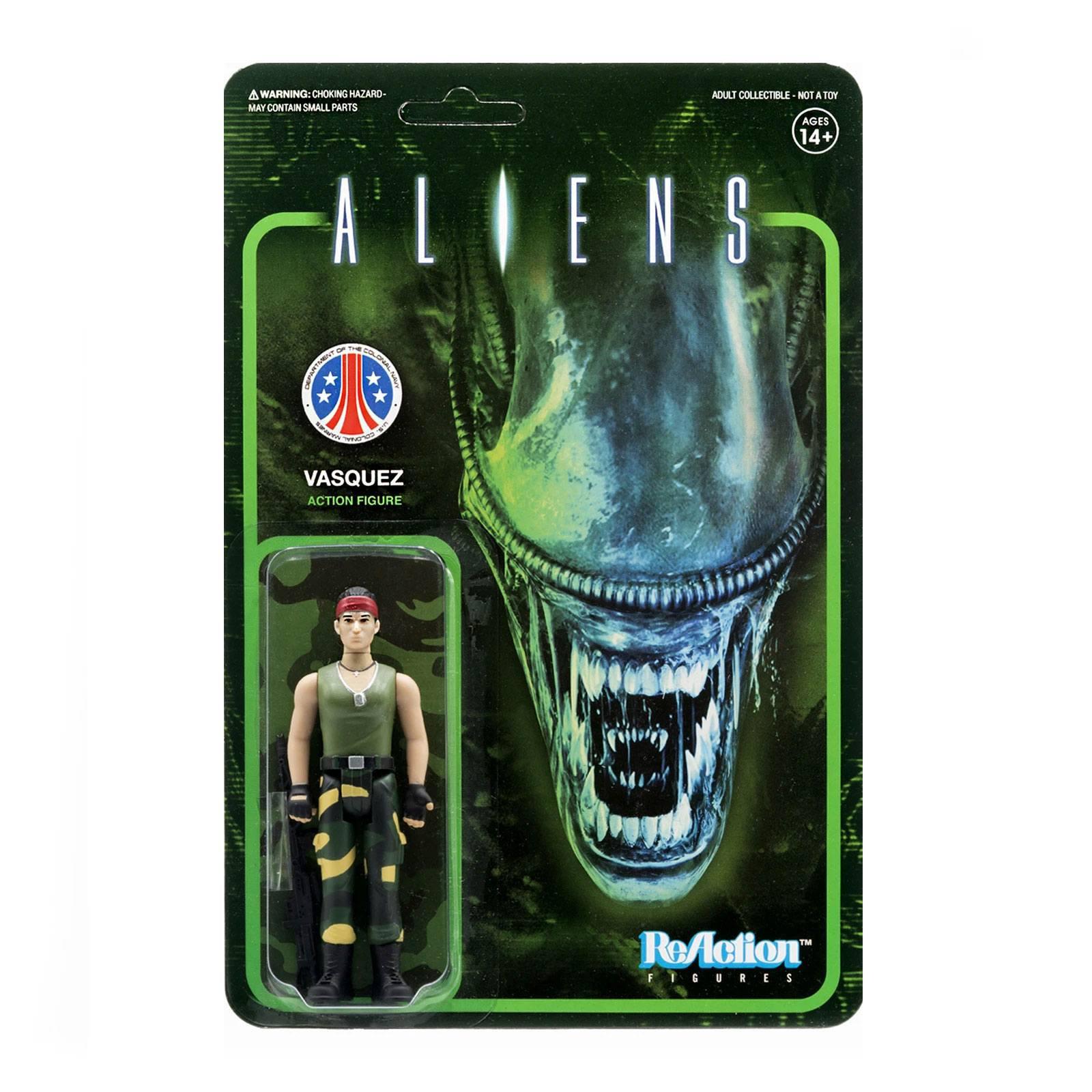 Mattel  Aliens ReAction Actionfigur Wave  Vasquez 