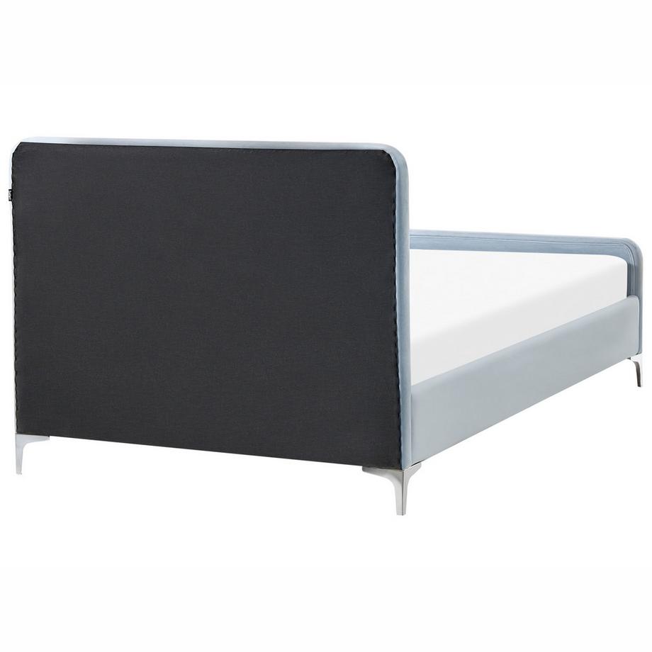 Beliani Letto en Velluto  LUNAN  