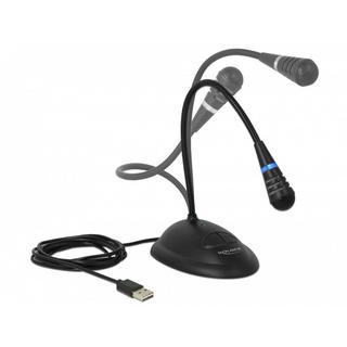 DeLock  Mikrofon USB mit Mute- und On/Off-Taste 