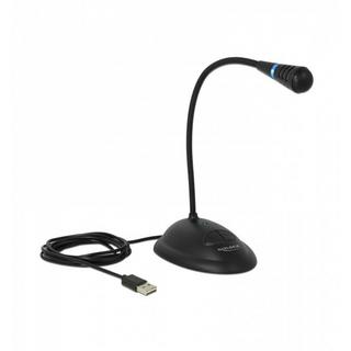 DeLock  Mikrofon USB mit Mute- und On/Off-Taste 