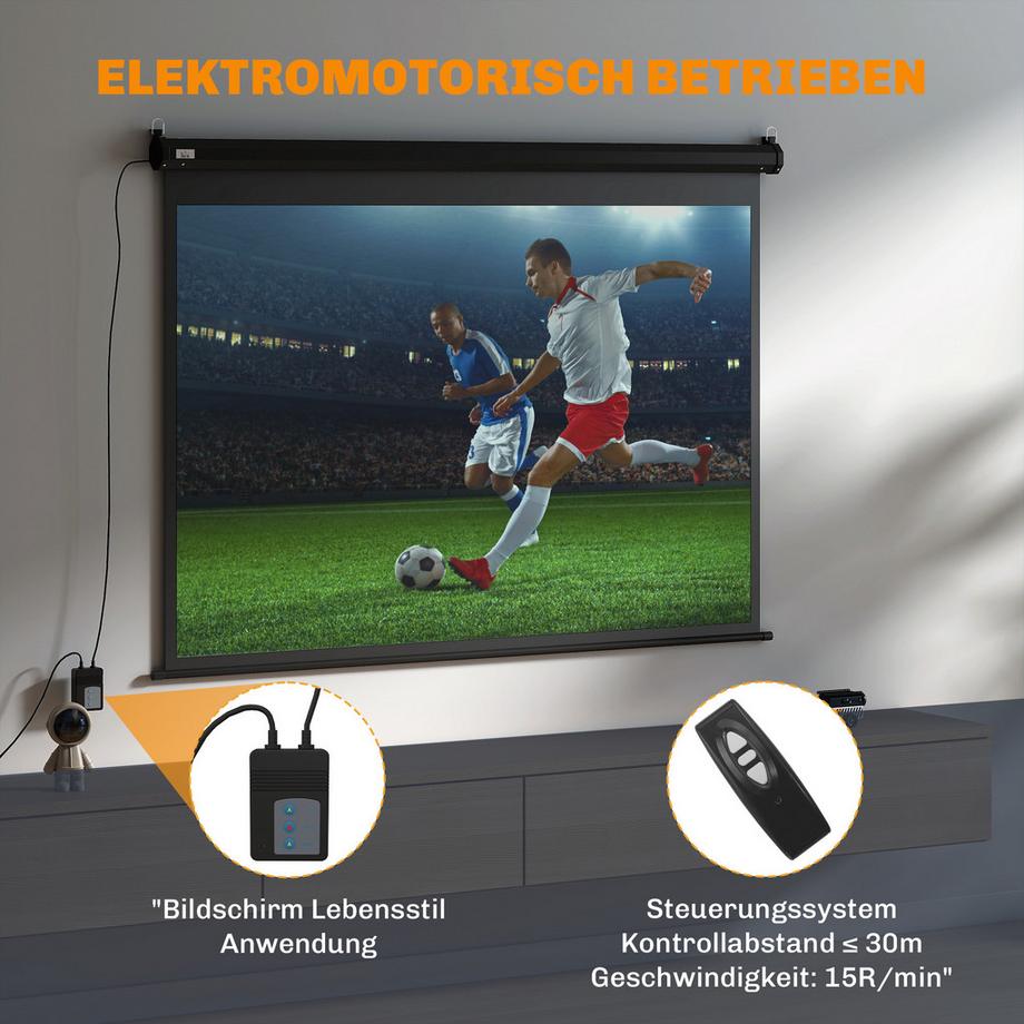HOMCOM  Écran de projection 