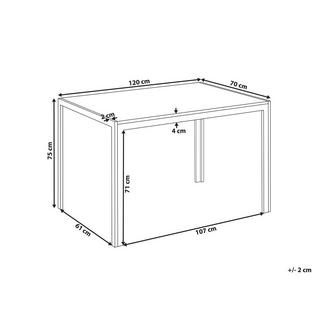 Beliani Esstisch Modern MANN  