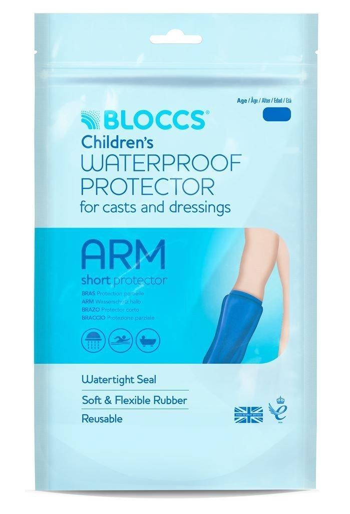 Bloccs  Wasserschutz für Gips und Verband, Bad und Dusche, wasserdicht und beständig, Kinder 