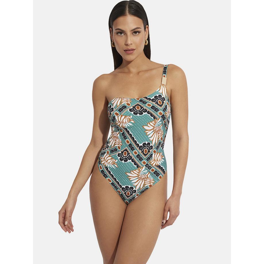 Maillot de bain une pièce armaturé asymétrique Bari