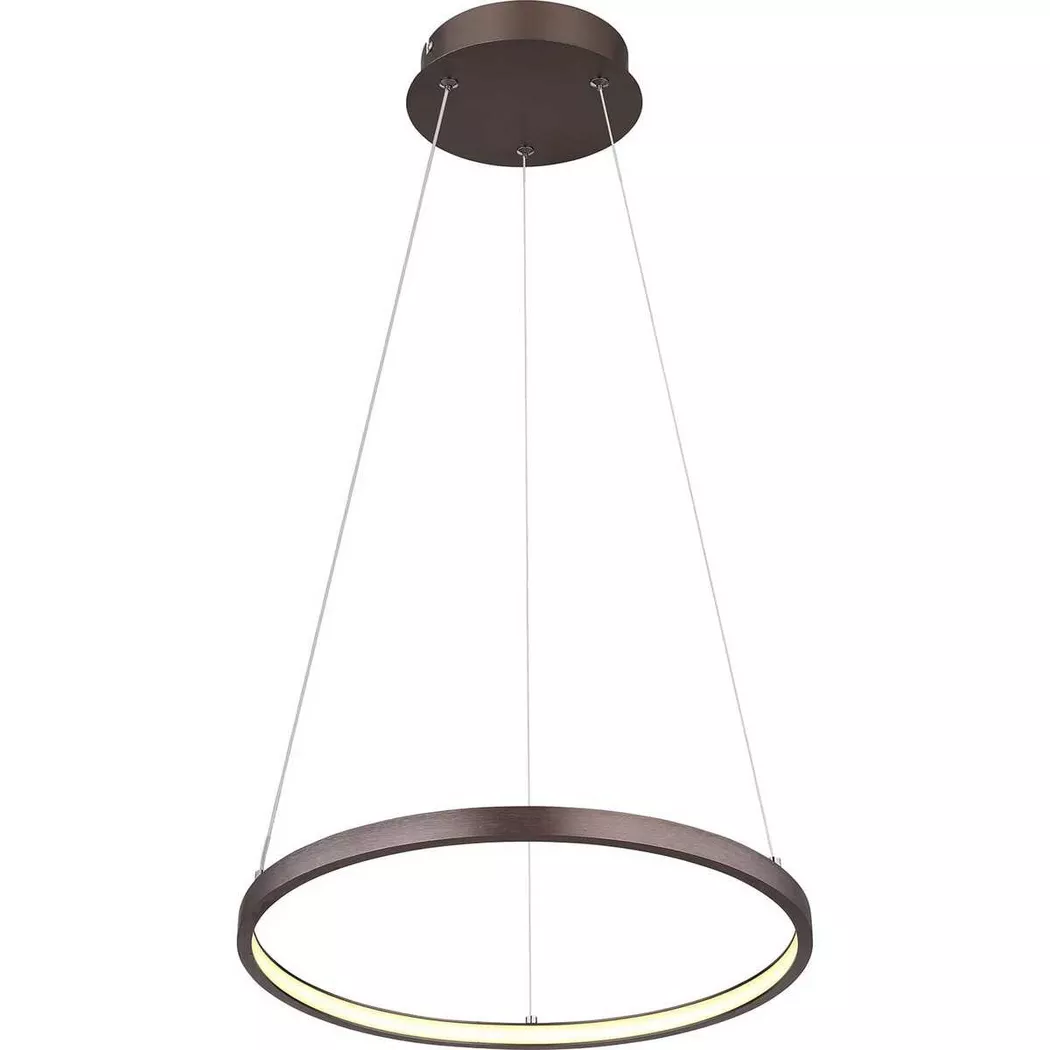 mutoni light – Hängeleuchte Ralph Metall kaffee matt LED 39, One Size
