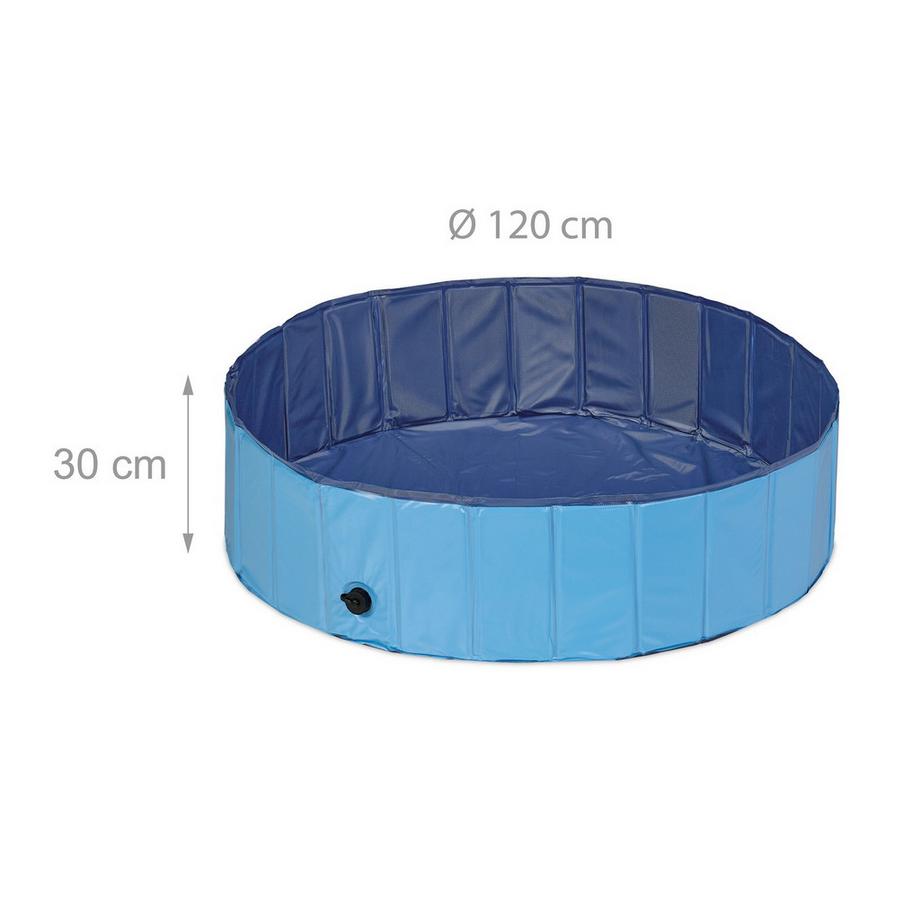 Northix  Blauer Hundepool 