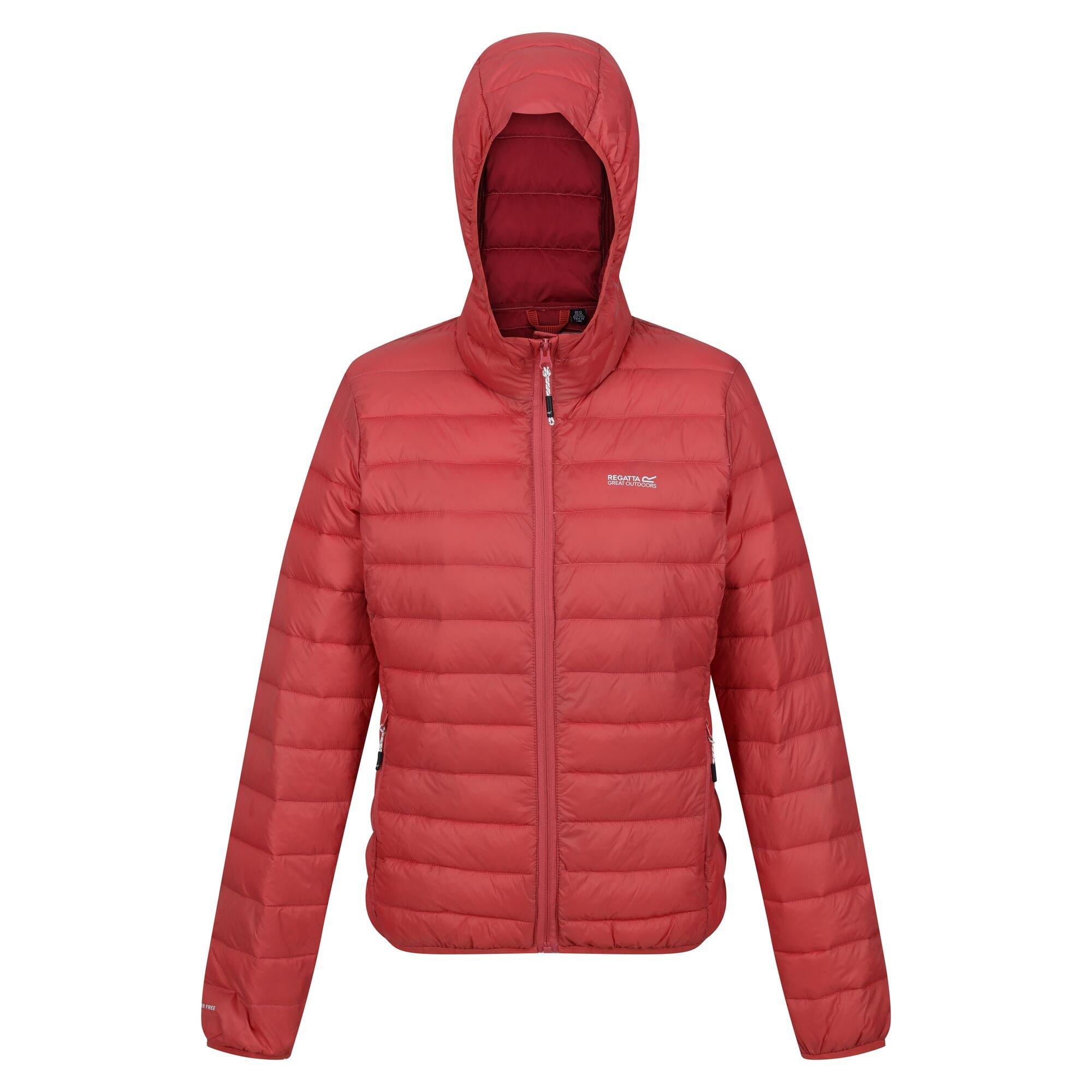 Image of Marizion Steppjacke Mit Kapuze Damen Rot Bunt 38