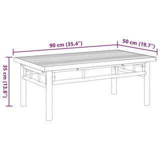 VidaXL Couchtisch bambus  