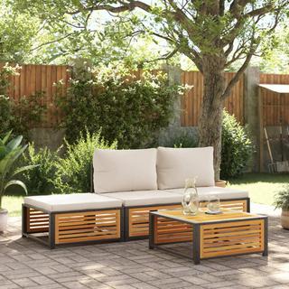 VidaXL Salon de jardin bois  