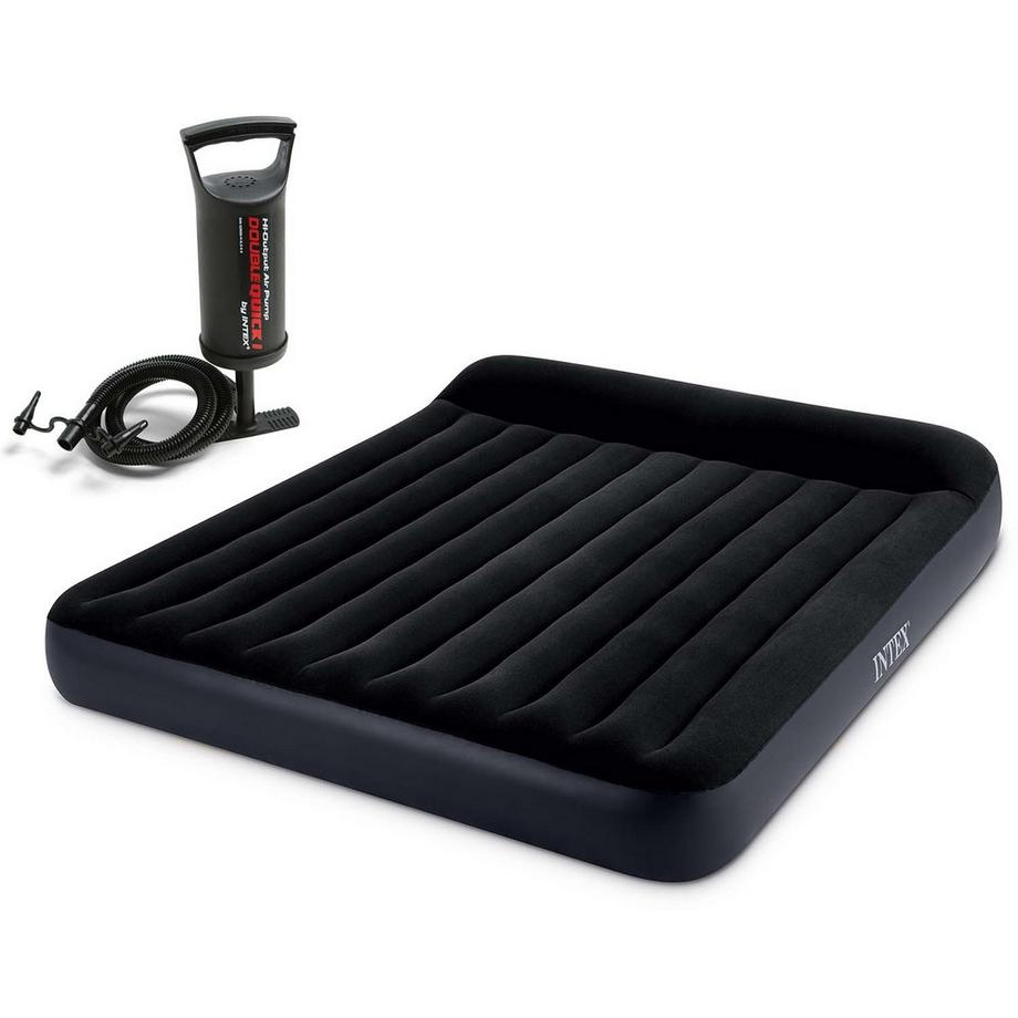 B2X Materasso Gonfiabile 203x183x25 cm con Pompa a Pistoni  