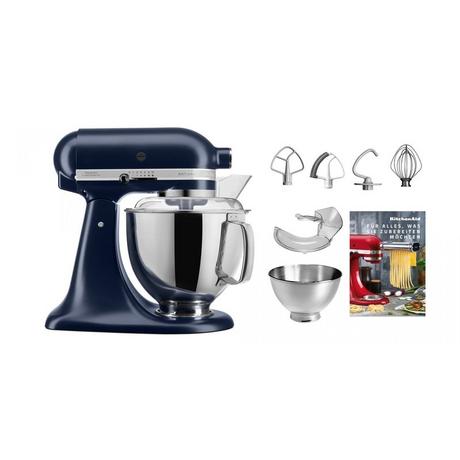 KitchenAid Artisan KSM200 Swiss Edition Tintenblau - Küchenmaschine  4,8 Liter - wird ohne Schweizer Stecker geliefert  