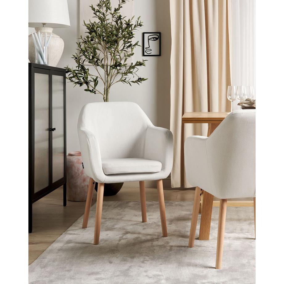 Beliani Sedia da pranzo en Velluto Classico YORKVILLE II  