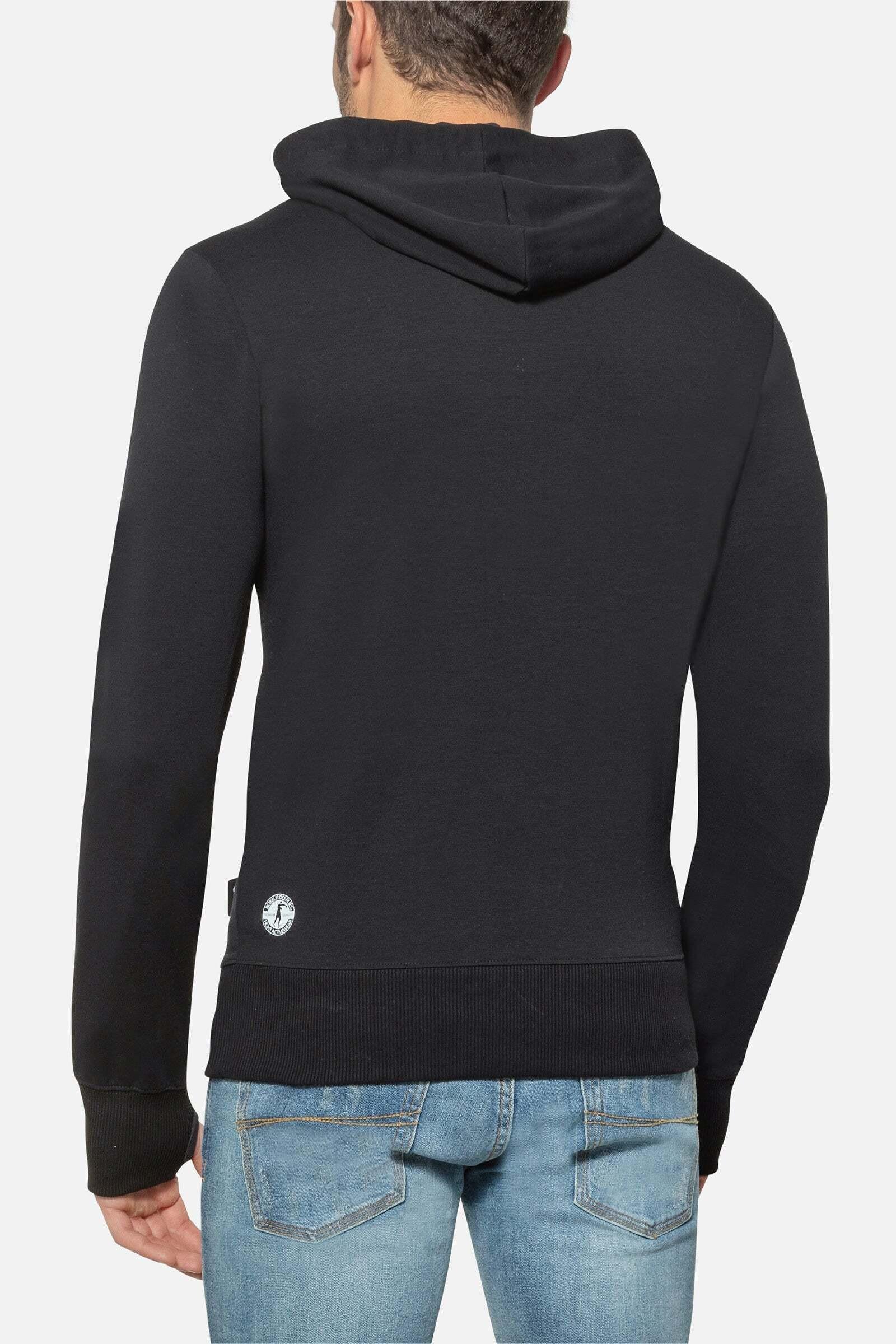 BOXEUR DES RUES  Kapuzenpullover Hooded Sweatshirt with Thumb Openings 