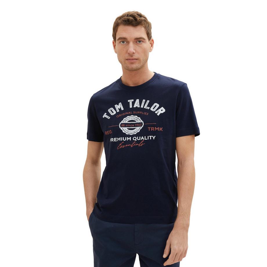 TOM TAILOR T-shirt  Pack de 4 Confortable à porter-Logo Tee  