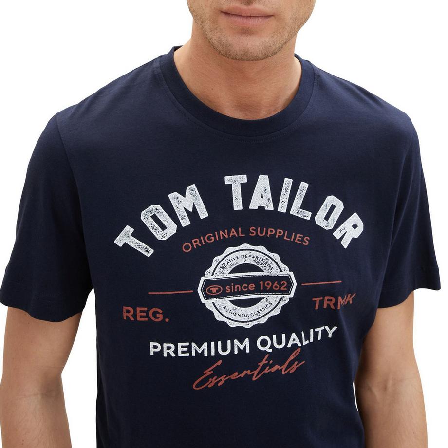 TOM TAILOR T-shirt  Pack de 4 Confortable à porter-Logo Tee  
