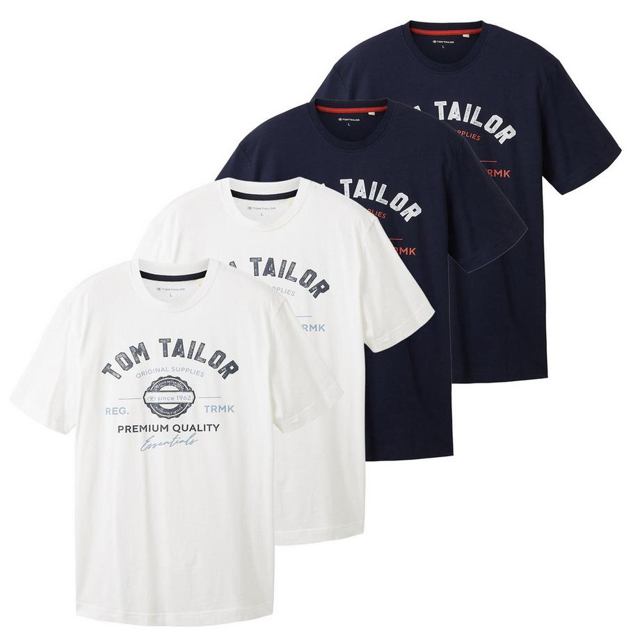 T-shirt  Pack de 4 Confortable à porter-Logo Tee