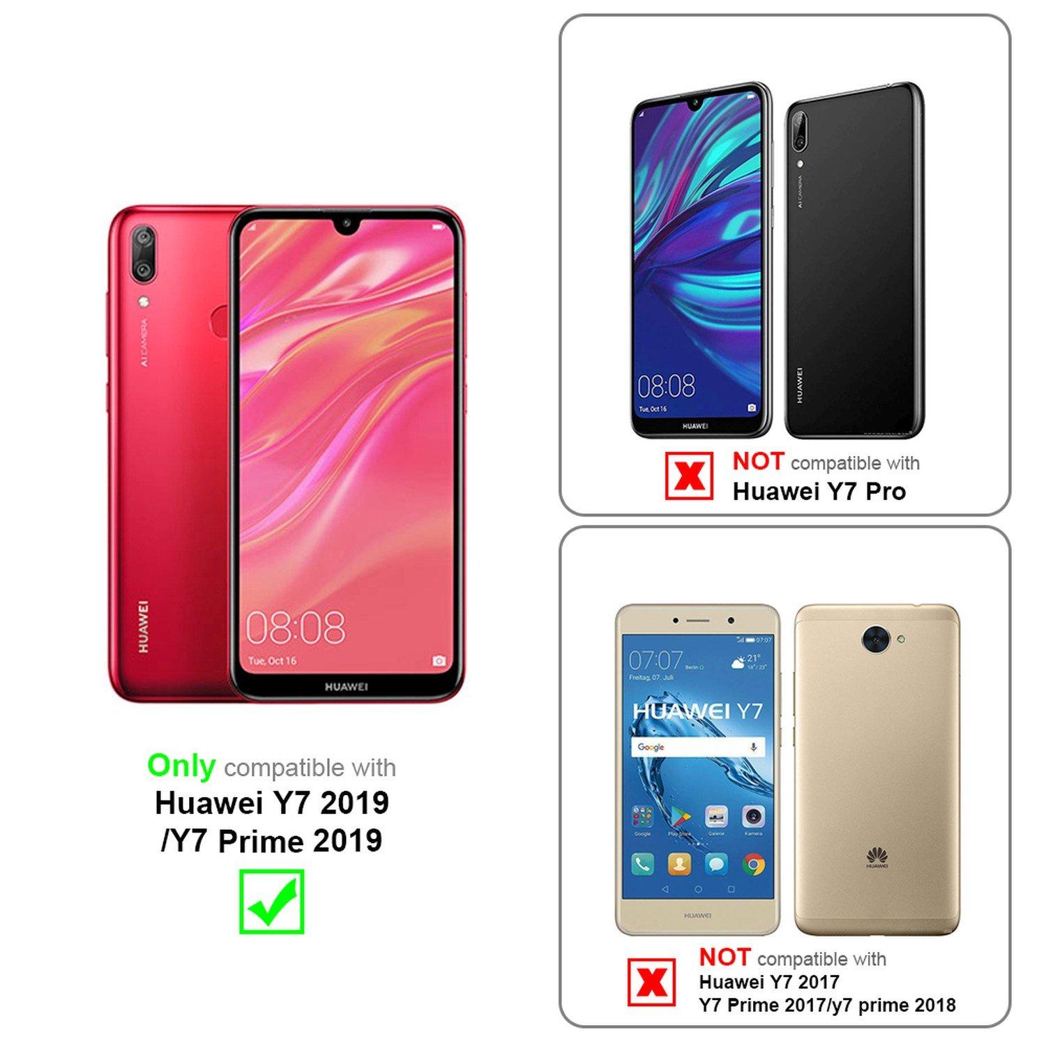 Cadorabo  Housse compatible avec Huawei Y7 2019 / Y7 PRIME 2019 - Coque de protection en silicone TPU flexible 