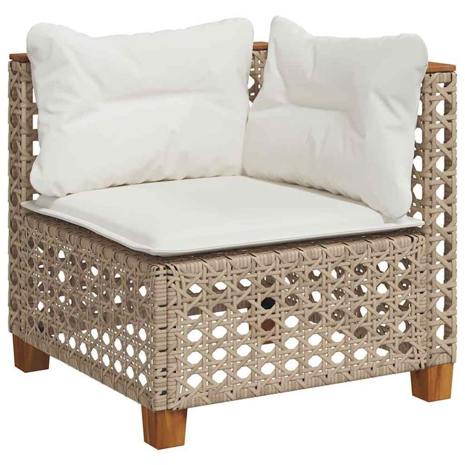 VidaXL set divano da giardino Polirattan  