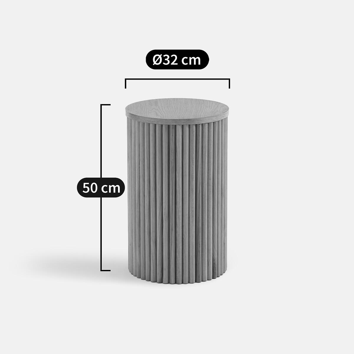 La Redoute Intérieurs Sofa-Endstück aus Eiche und Eichenfurnier  