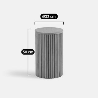 La Redoute Intérieurs Sofa-Endstück aus Eiche und Eichenfurnier  