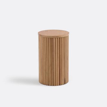 Sofa-Endstück aus Eiche und Eichenfurnier