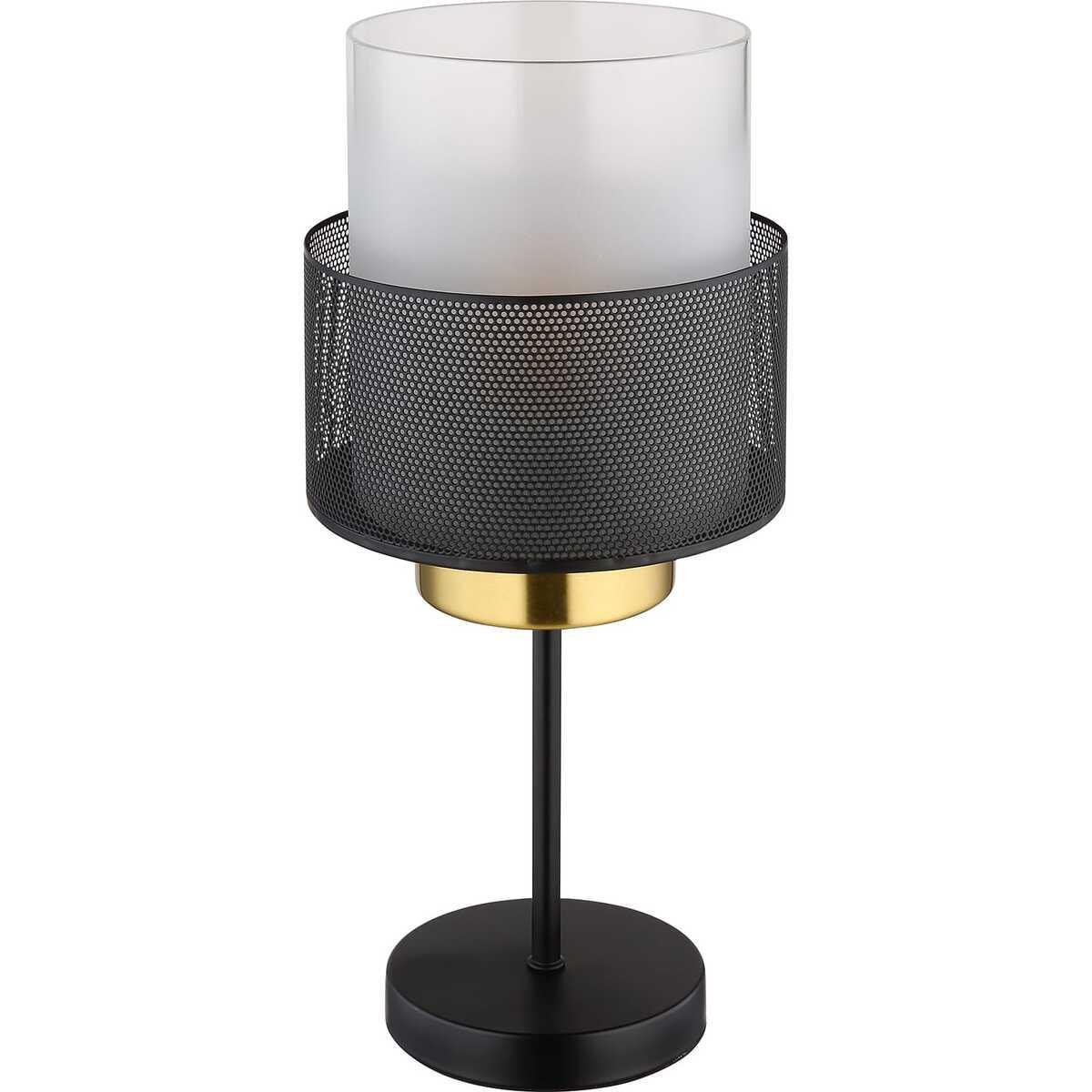 mutoni light Lampe de table Quellix métal noir mat 1xE27  