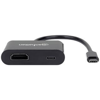 Manhattan  USB-C auf HDMI- mit Power Delivery-Ladeport 