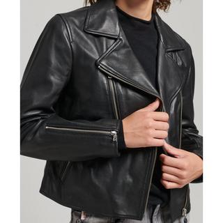 Superdry  Veste de motard en cuir femme 