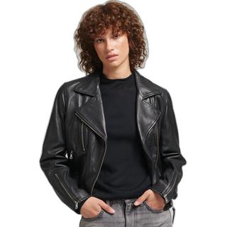 Superdry  Bikerjacke aus Leder, Frau 