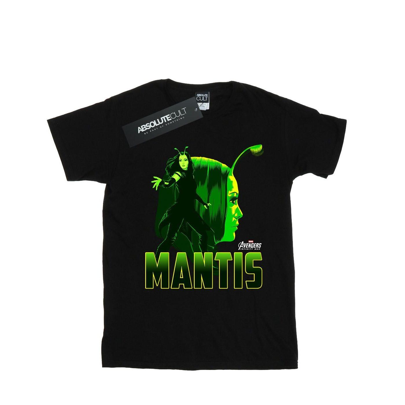 Image of Avengers Infinity War Mantis Character Tshirt Damen Schwarz XL