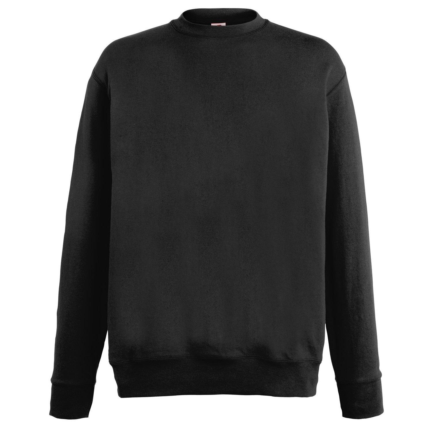 Image of Leichte Setin Sweatshirt Herren Schwarz L