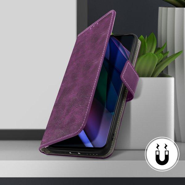 Avizar  Retrohülle Oppo Find X3 Neo 5G Violett 