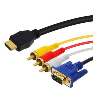 Avizar  HDMI / 3x Cinch-Stecker / VGA Videokabel 