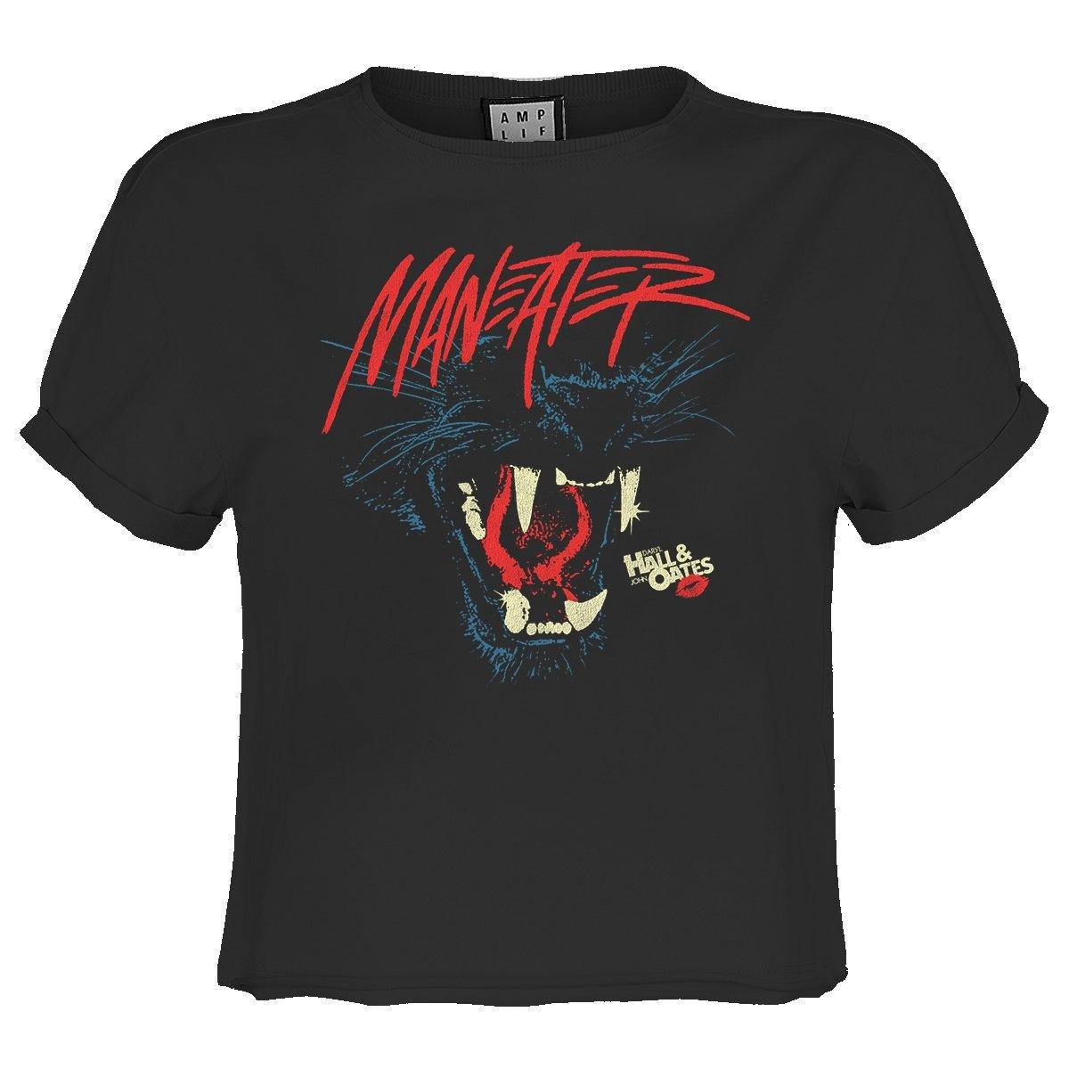 Image of Maneater Kurzes Top Damen Charcoal Black XL