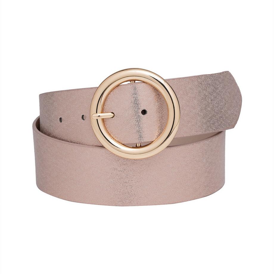Cintura Classica con Fibbia Rotonda