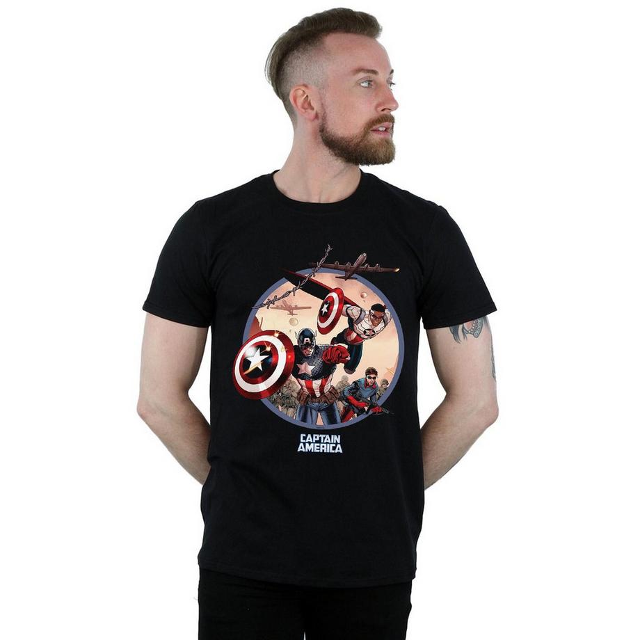 MARVEL Captain America In Battle T-Shirt  
