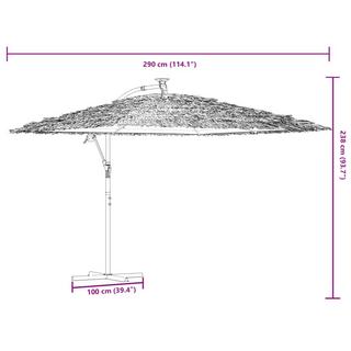 VidaXL Parasol de jardin  