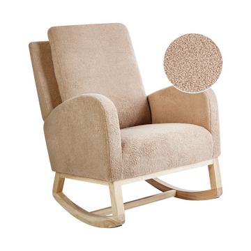 Fauteuil à bascule en Bouclé Rétro ALSTA