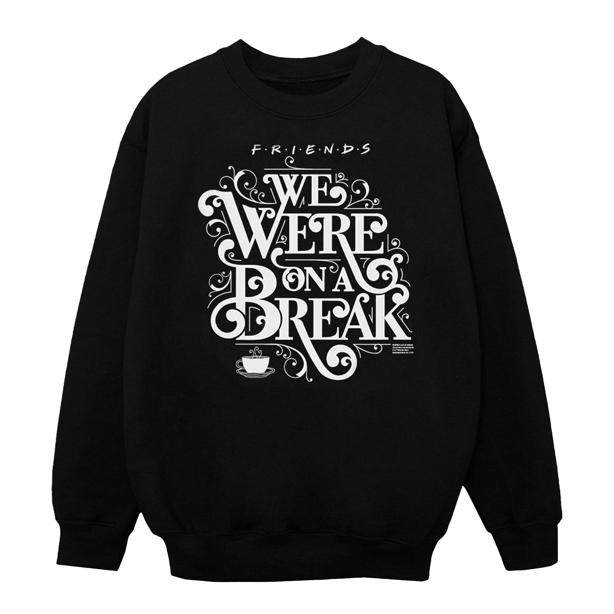 Image of On A Break Ornamental Sweatshirt Mädchen Schwarz 152-158