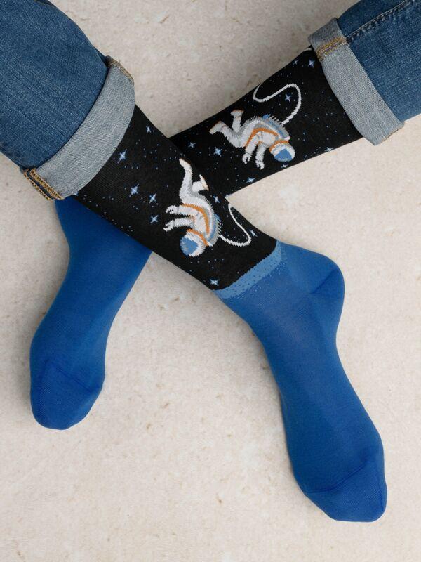 BLEU FORET  Chaussettes Astronaut 