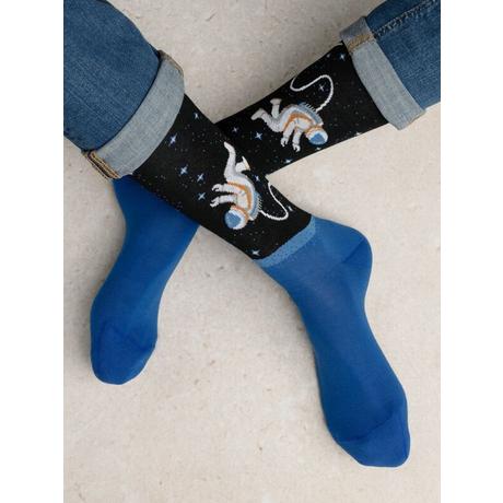 BLEU FORET  Chaussettes Astronaut 