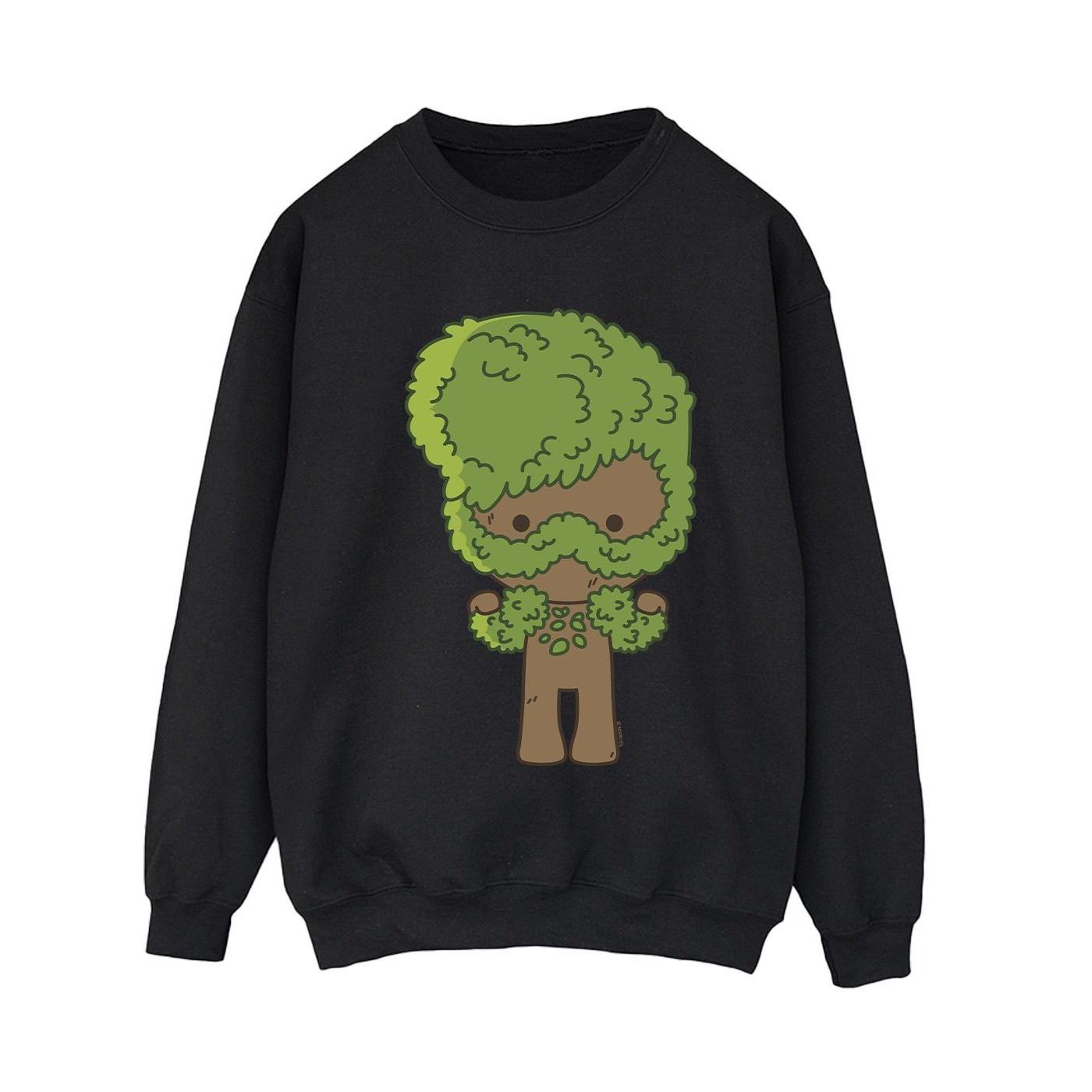 Image of I Am Groot Chibi Flex Sweatshirt Damen Schwarz XL
