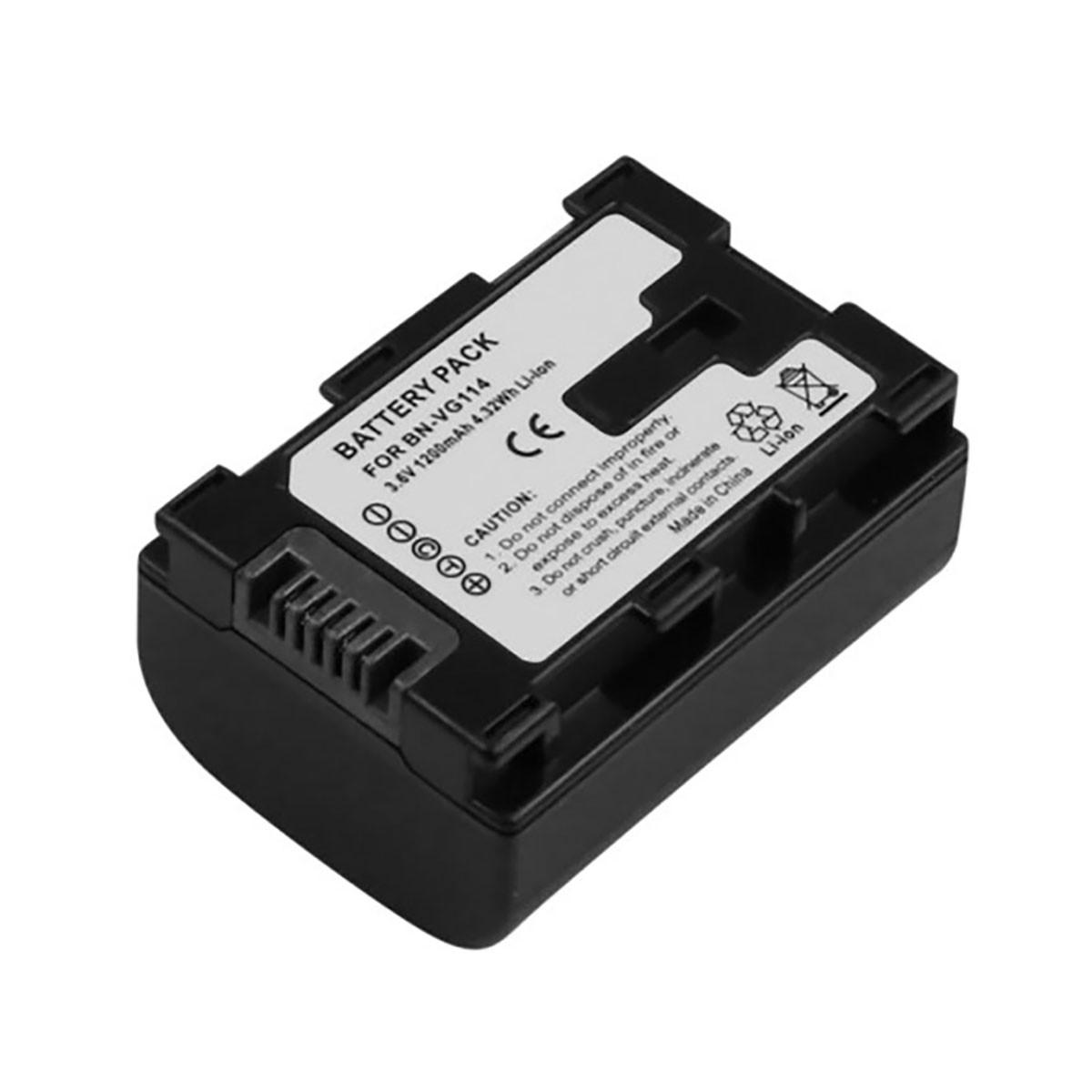 Avizar  Batteria 3.6V 1200mAh per Camcorder JVC GZ-E10 Compatibile BN-VG114 