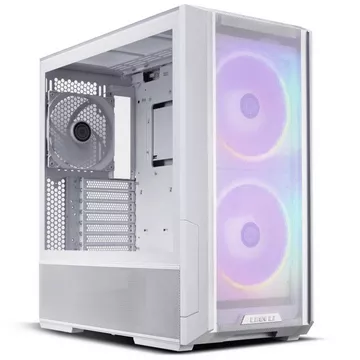 Lian Li LANCOOL 216 Midi Tower Transparent, Weiß