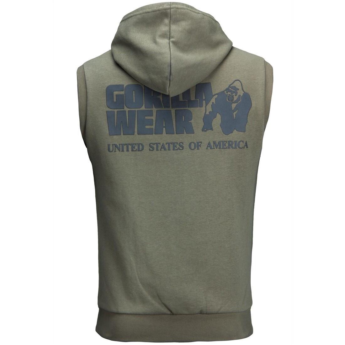 Gorilla Wear Pringfield Ärmelloser Full Zip Hoodie  