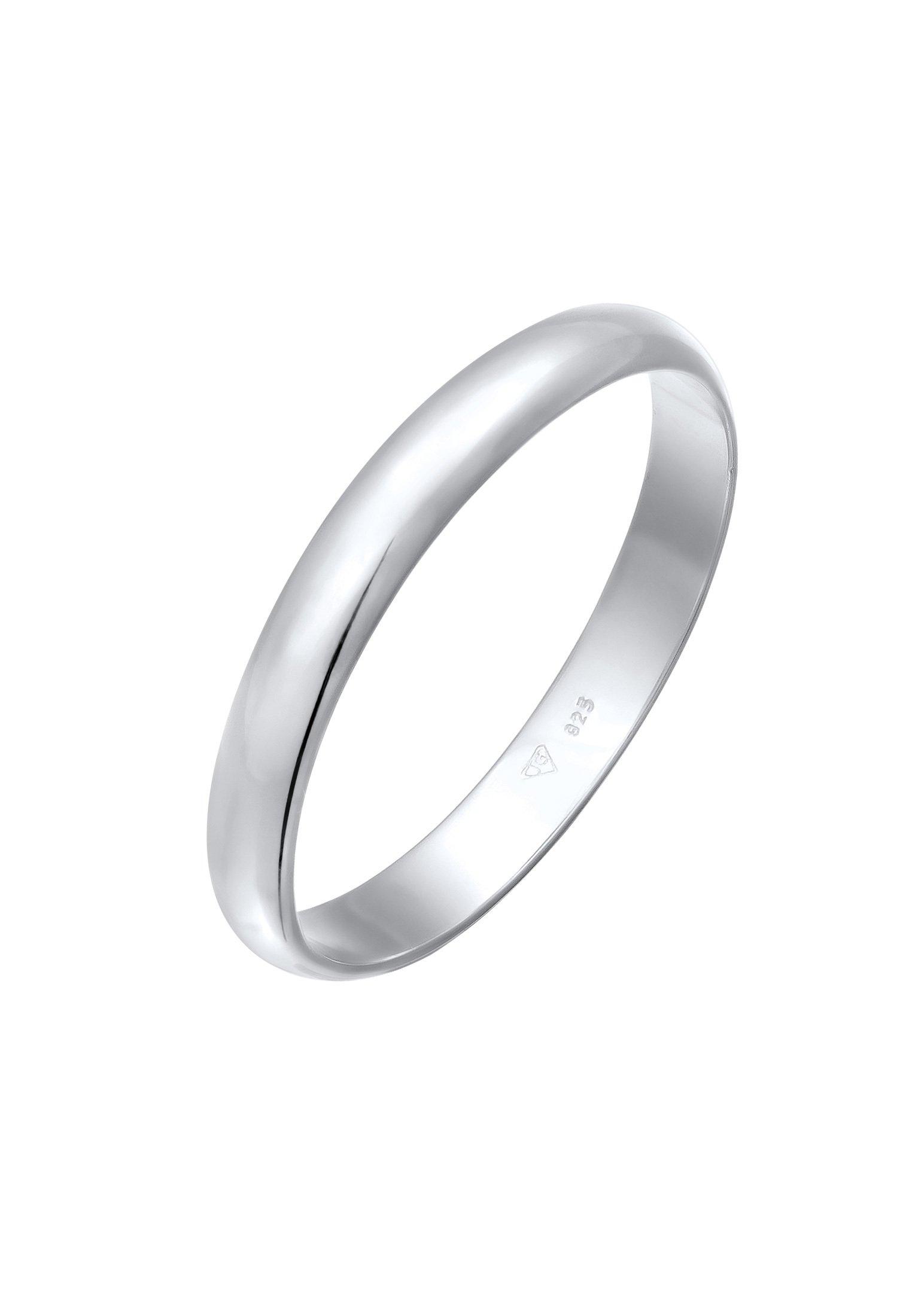Image of Ring Basic Bandring Damen Silber 56mm