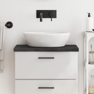 VidaXL  Comptoir de salle de bain bois de chêne 