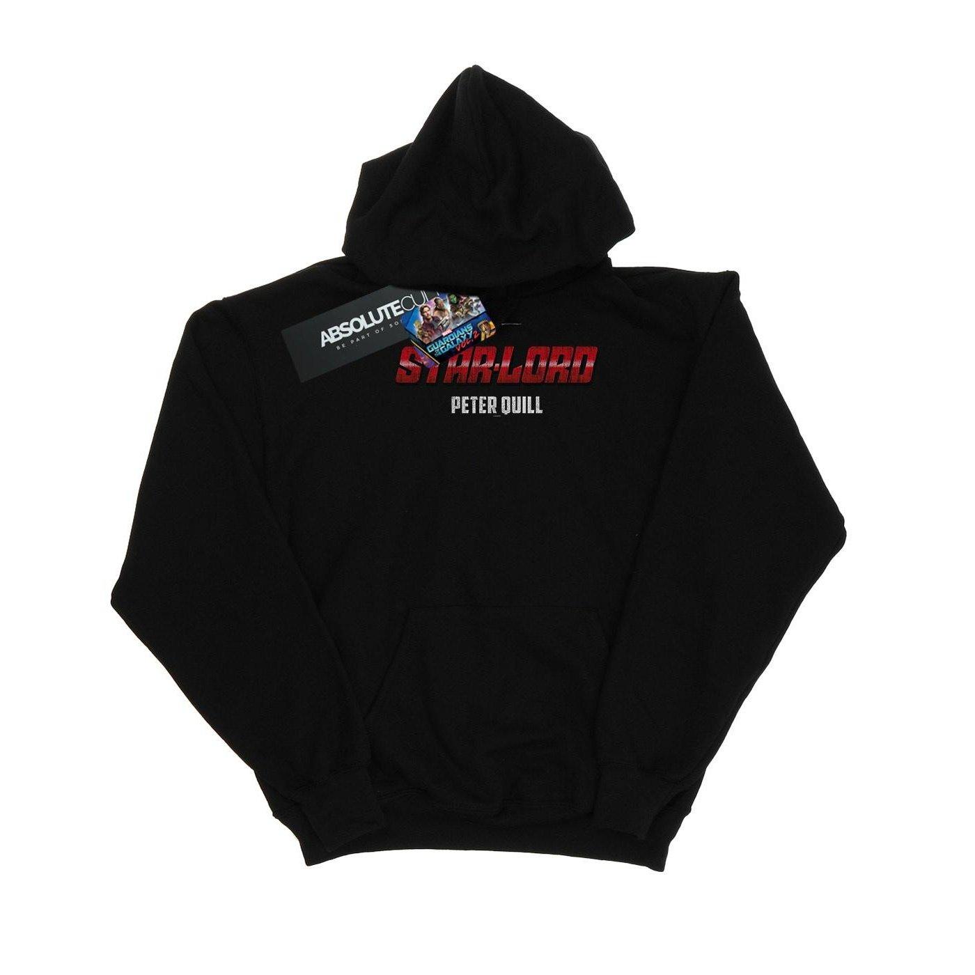 Image of Star Lord Aka Peter Quill Kapuzenpullover Mädchen Schwarz 116
