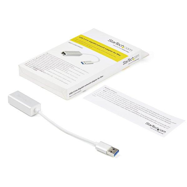 STARTECH  Adattatore di rete USB 3.0 a Ethernet Gigabit - Argento 